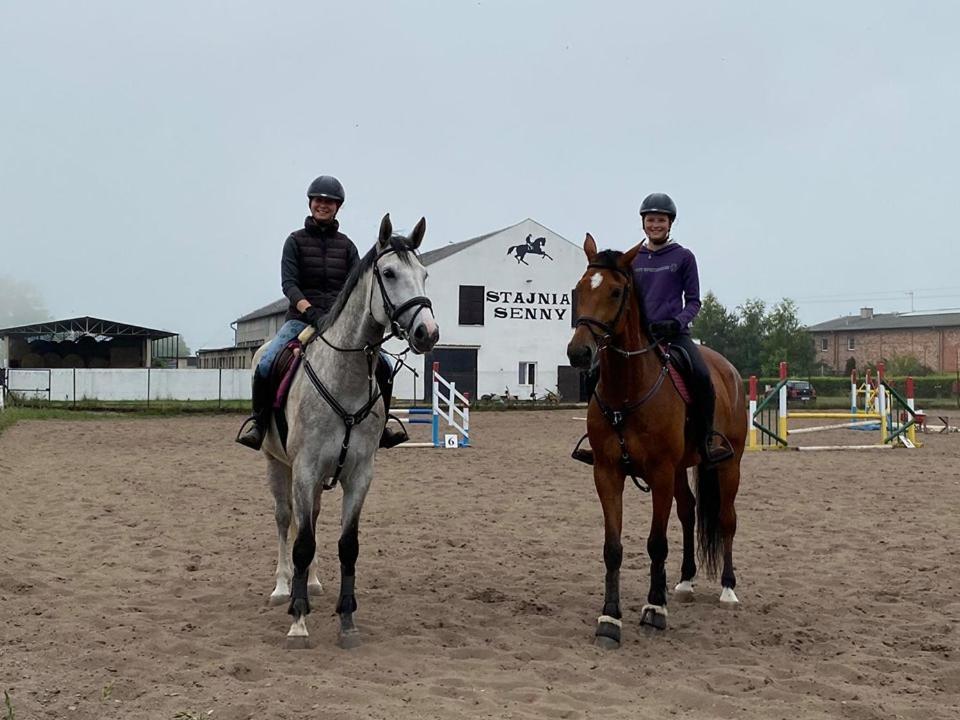Noclegi Przy Stajni Senny - Horse Riding 莱鲍 外观 照片